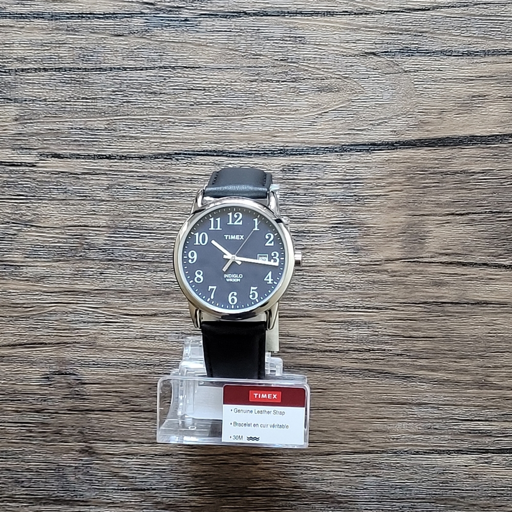 Timex Easy Reader 38mm Leather Strap